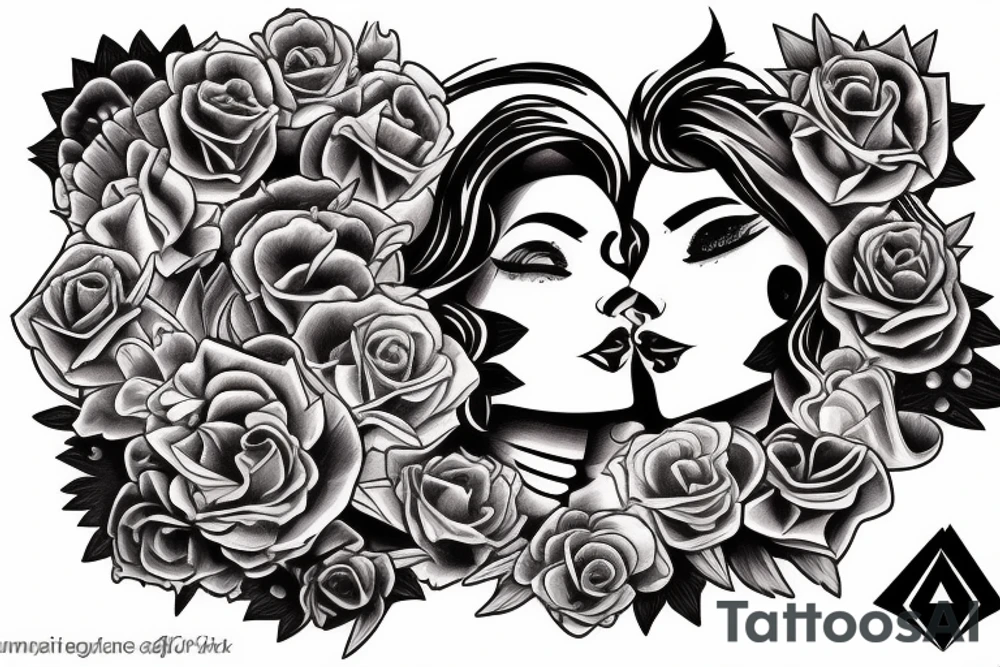 Gemini sign tattoo idea