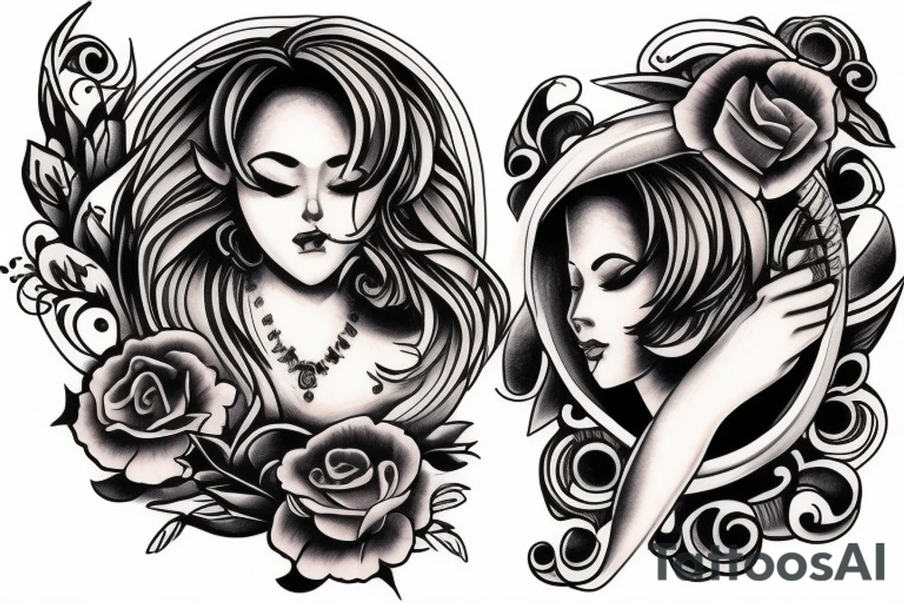 Gemini sign tattoo idea