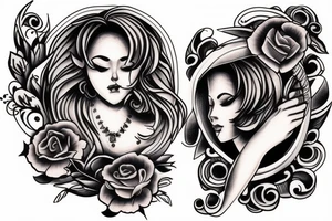 Gemini sign tattoo idea