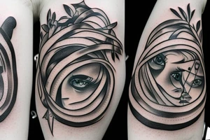 Gemini sign tattoo idea