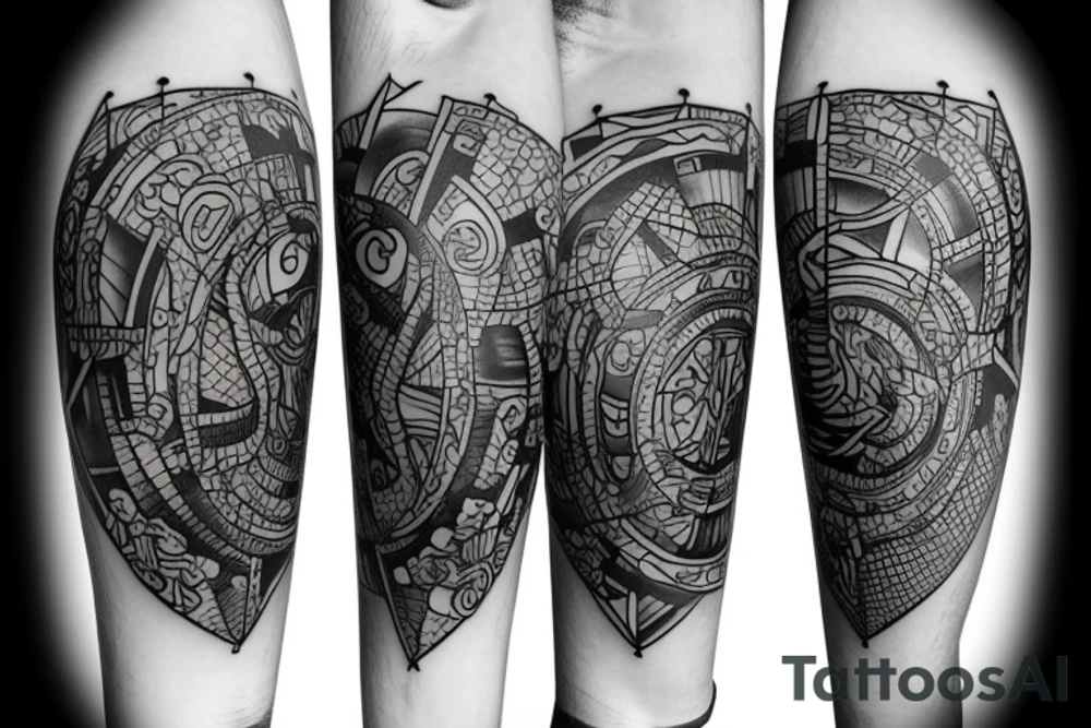 zodiac sign of twins tattoo idea