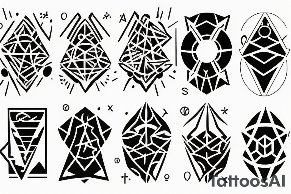 zodiac sign of twins tattoo idea