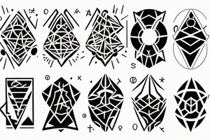 zodiac sign of twins tattoo idea