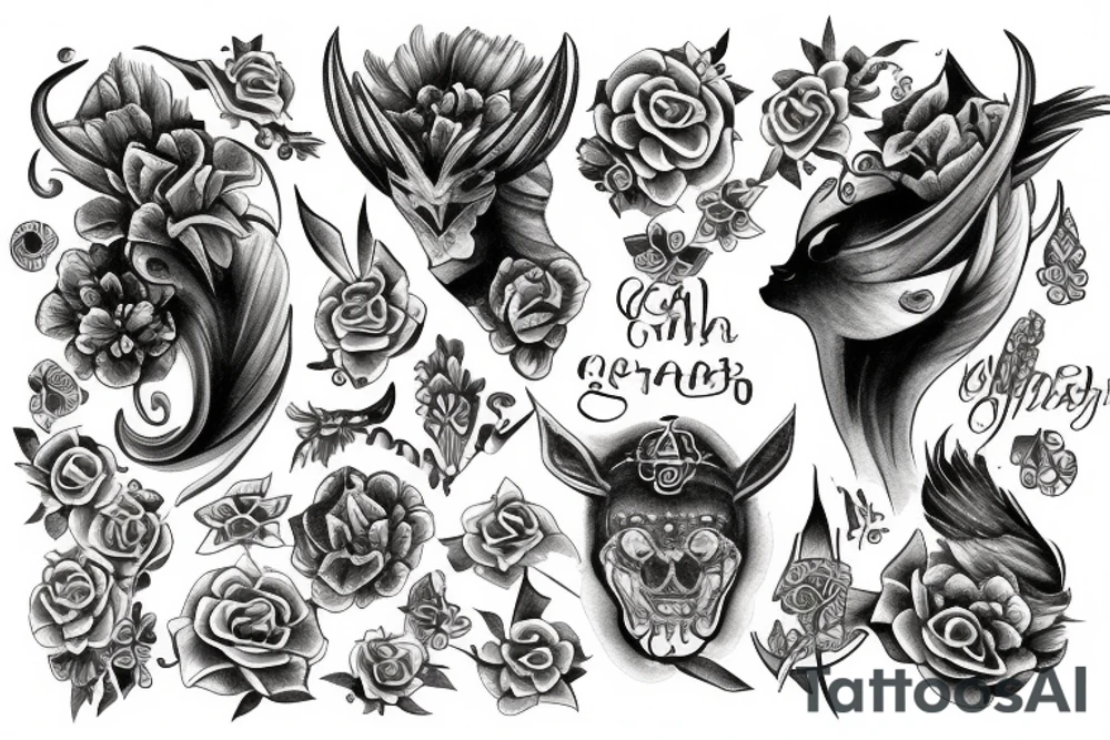 zodiac sign of twins tattoo idea