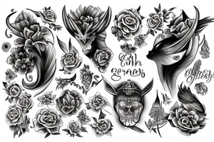 zodiac sign of twins tattoo idea