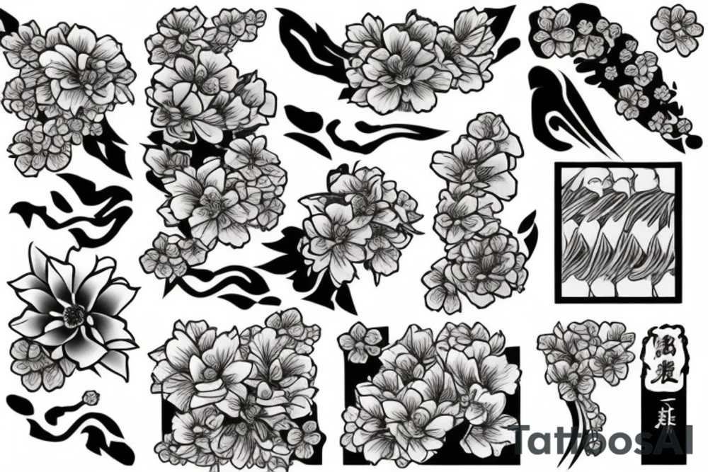 sakura tattoo idea