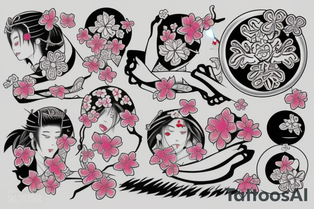 sakura tattoo idea
