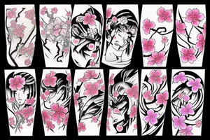 sakura tattoo idea