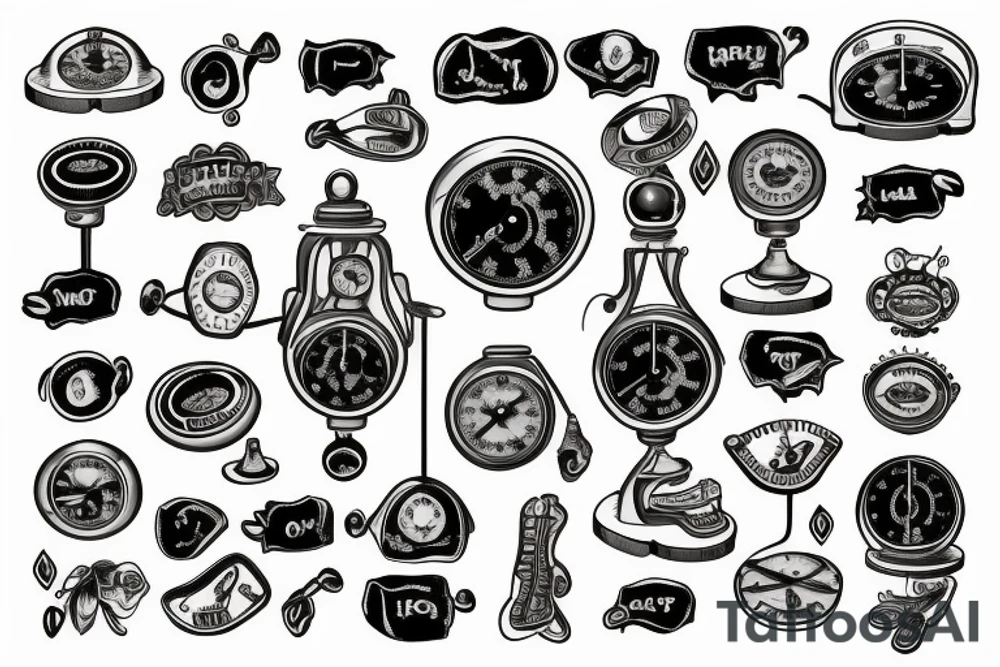 weighing scales tattoo idea