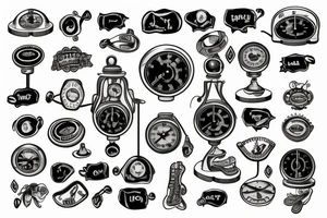 weighing scales tattoo idea