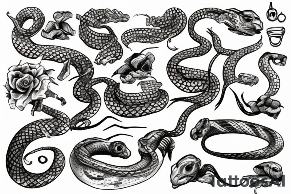 snake tattoo idea