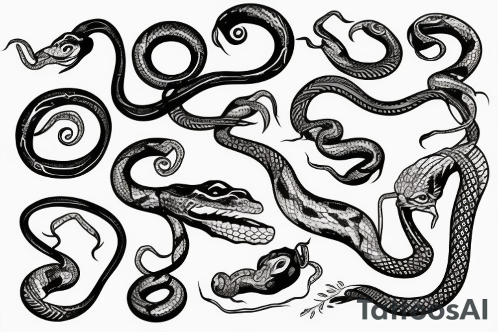 snake tattoo idea