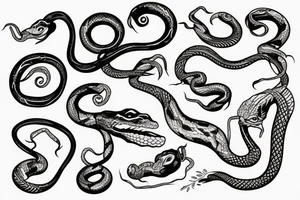 snake tattoo idea