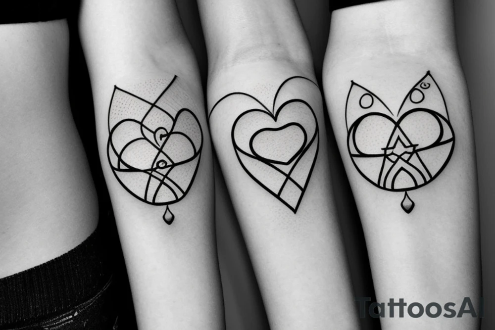 hourglass
Yin symbol
broken heart tattoo idea