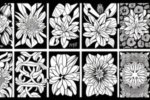 Flower tattoo idea