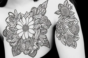 Flower tattoo idea