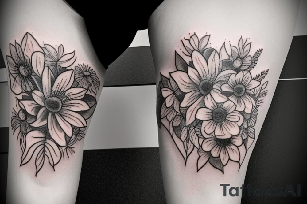 Flower tattoo idea