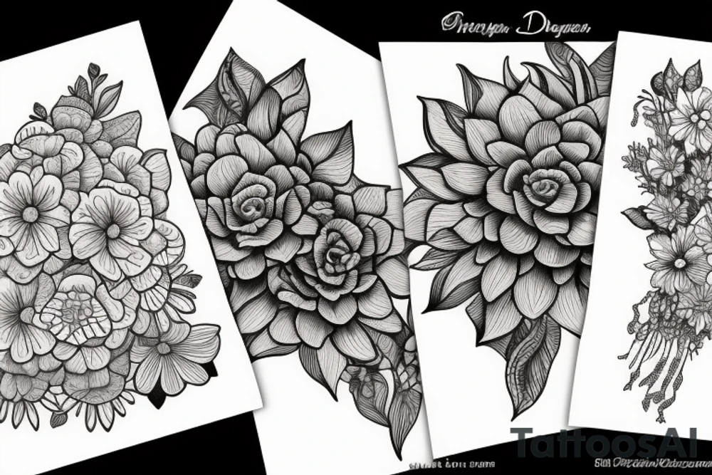 Flower tattoo idea