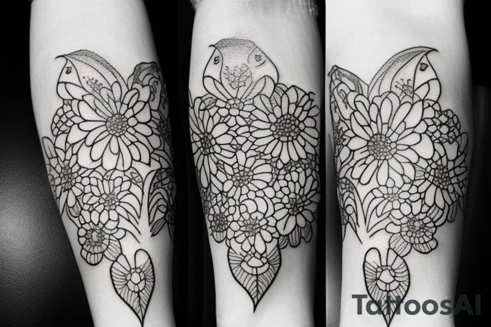 Flower tattoo idea