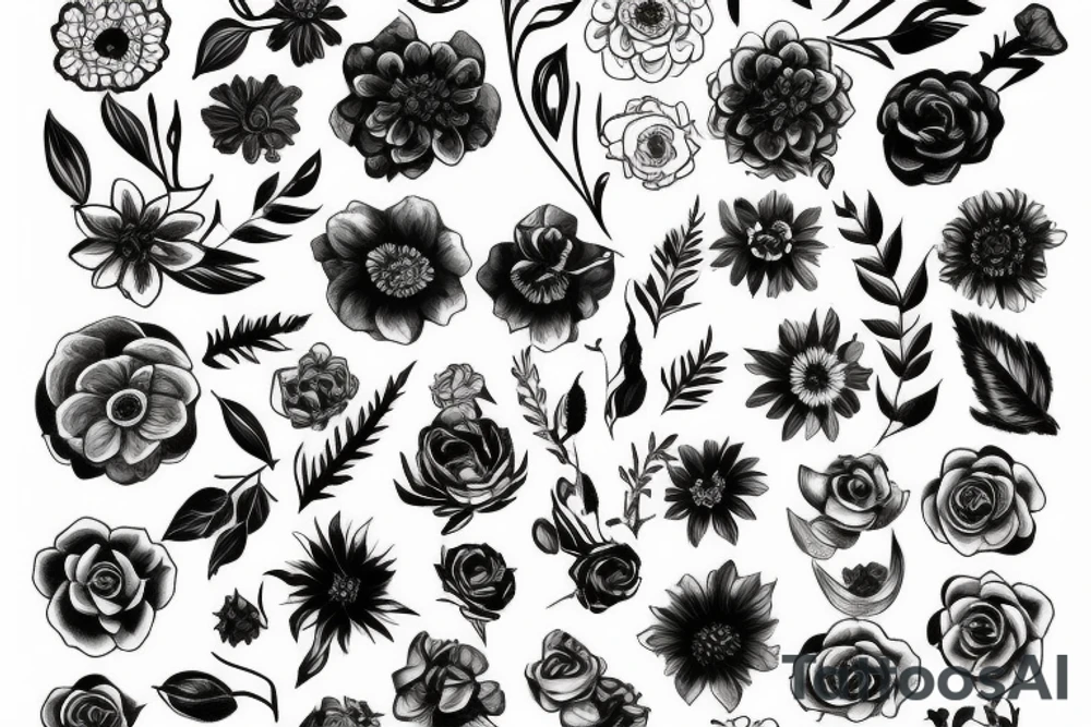 Flower tattoo idea