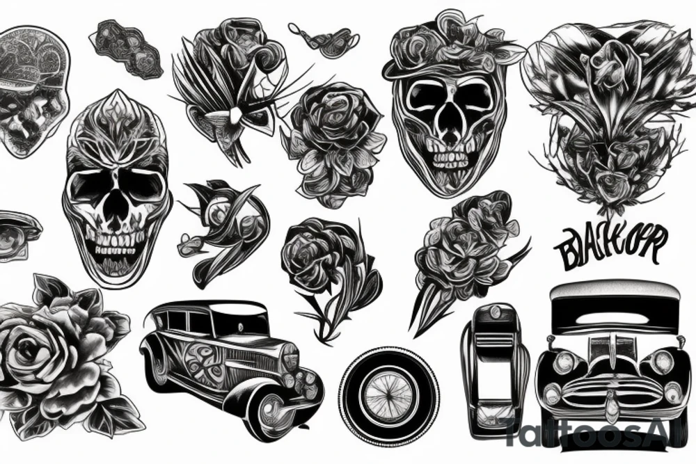 car tattoo idea