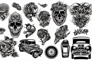 car tattoo idea