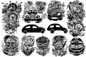 car tattoo idea