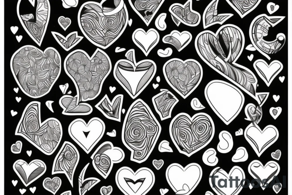 broken heart tattoo idea