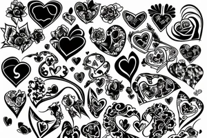broken heart tattoo idea