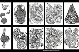 psilocybin molecule tattoo idea