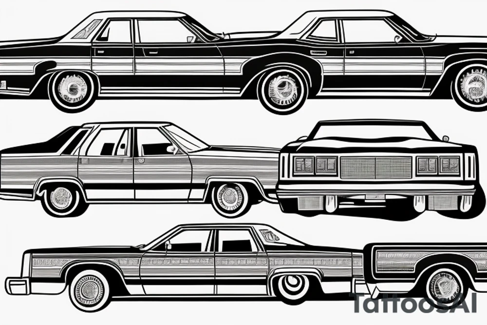 1978 Ford LTD tattoo idea