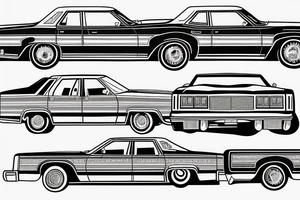 1978 Ford LTD tattoo idea
