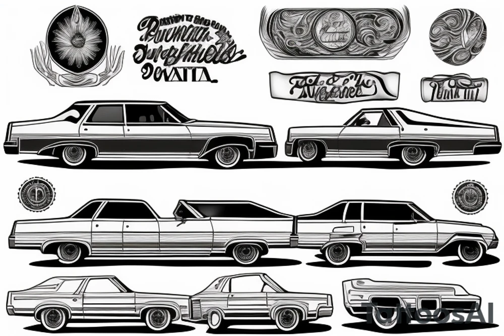 1978 Ford LTD tattoo idea