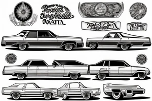 1978 Ford LTD tattoo idea