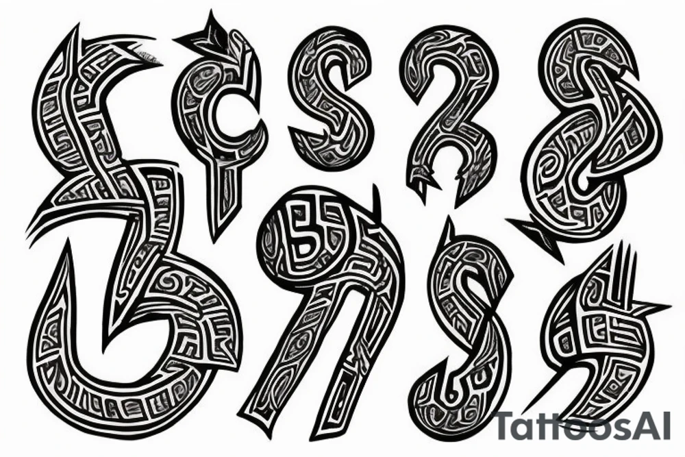Runes tattoo idea