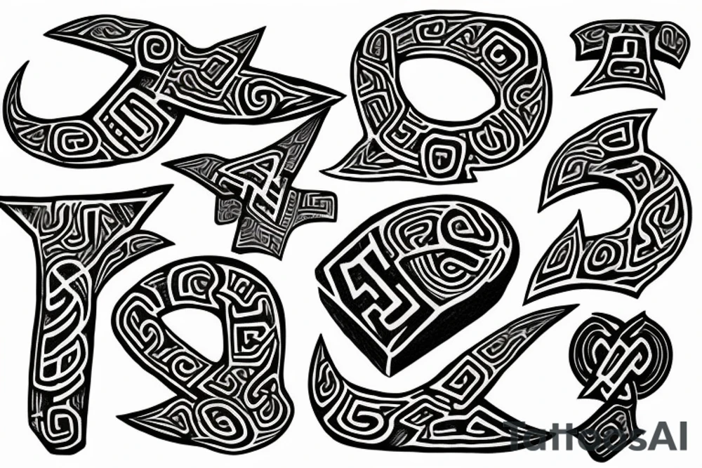 Runes tattoo idea