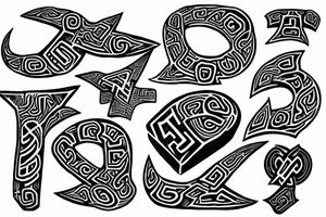 Runes tattoo idea