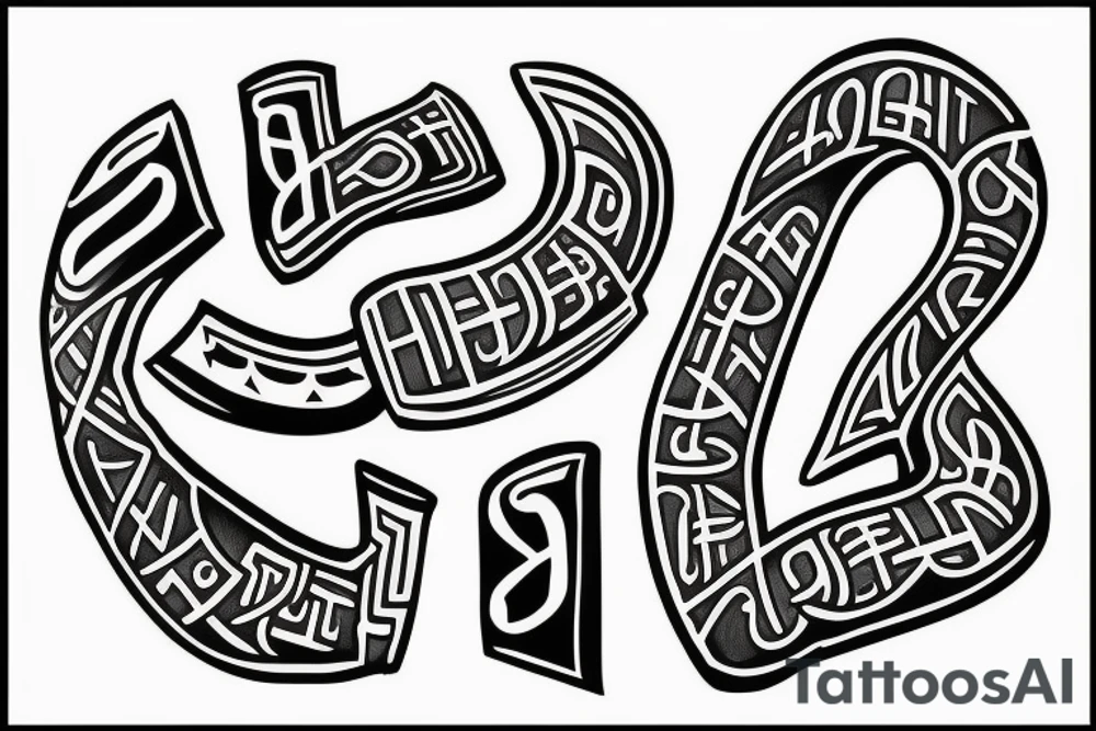 Runes tattoo idea