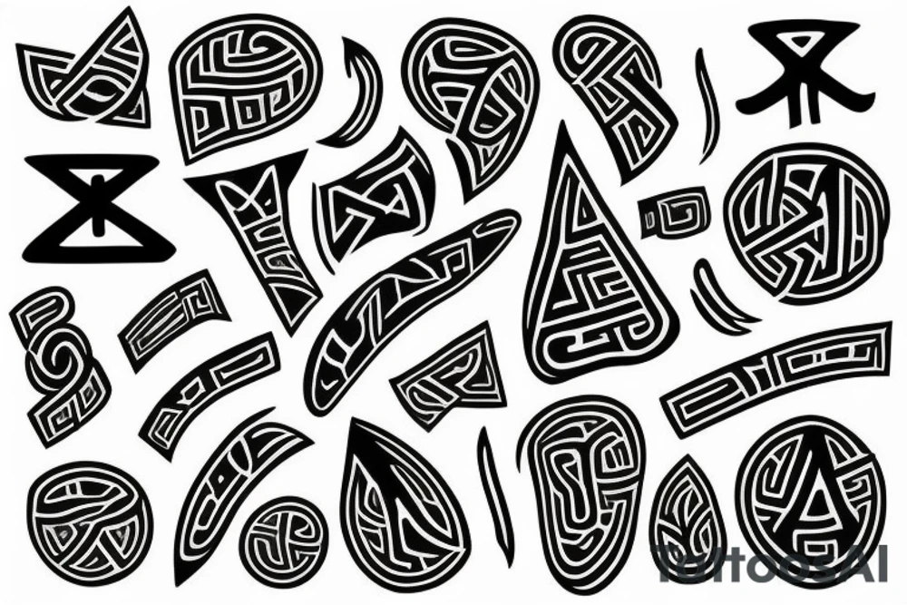 Runes tattoo idea