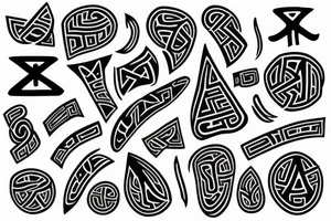 Runes tattoo idea