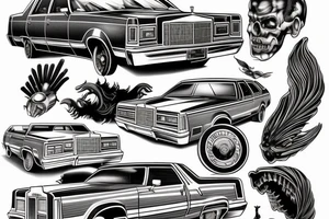 1978 Ford LTD tattoo idea