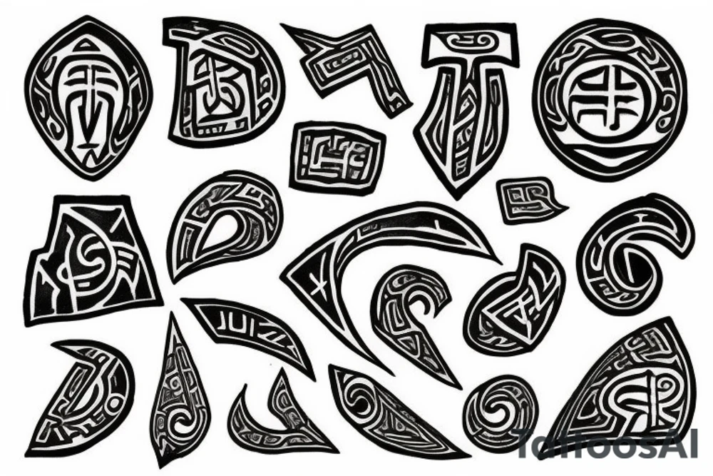 Runes tattoo idea