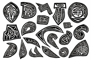 Runes tattoo idea