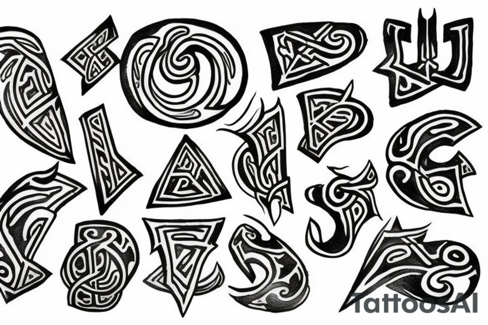 Runes tattoo idea