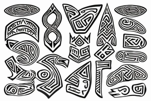 Runes tattoo idea