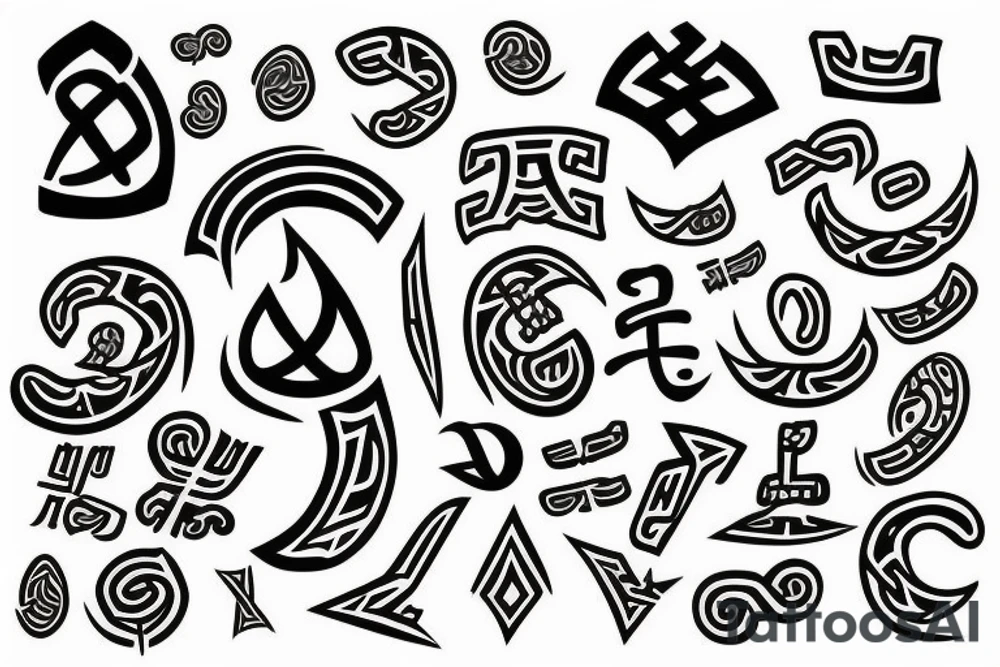 Runes tattoo idea