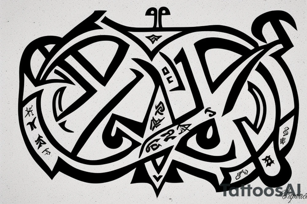Runes tattoo idea
