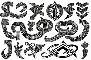 Runes tattoo idea