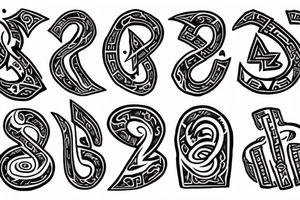 Runes tattoo idea