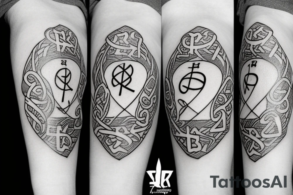 Runes tattoo idea